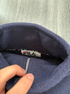 Original Fila West Ham United 1999/2000 Fleece Quarter Zip Mens Large3