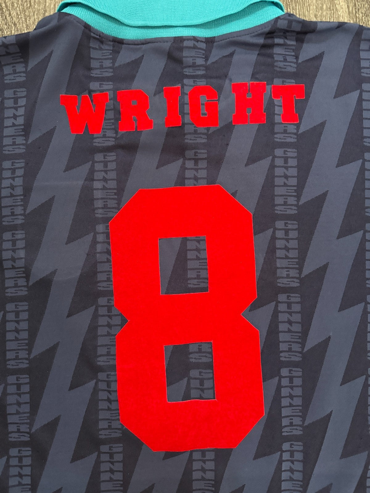 Original Nike Arsenal 1994/1995 Away Shirt WRIGHT 8 Mens Extra Large XL1