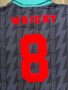 Original Nike Arsenal 1994/1995 Away Shirt WRIGHT 8 Mens Extra Large XL1