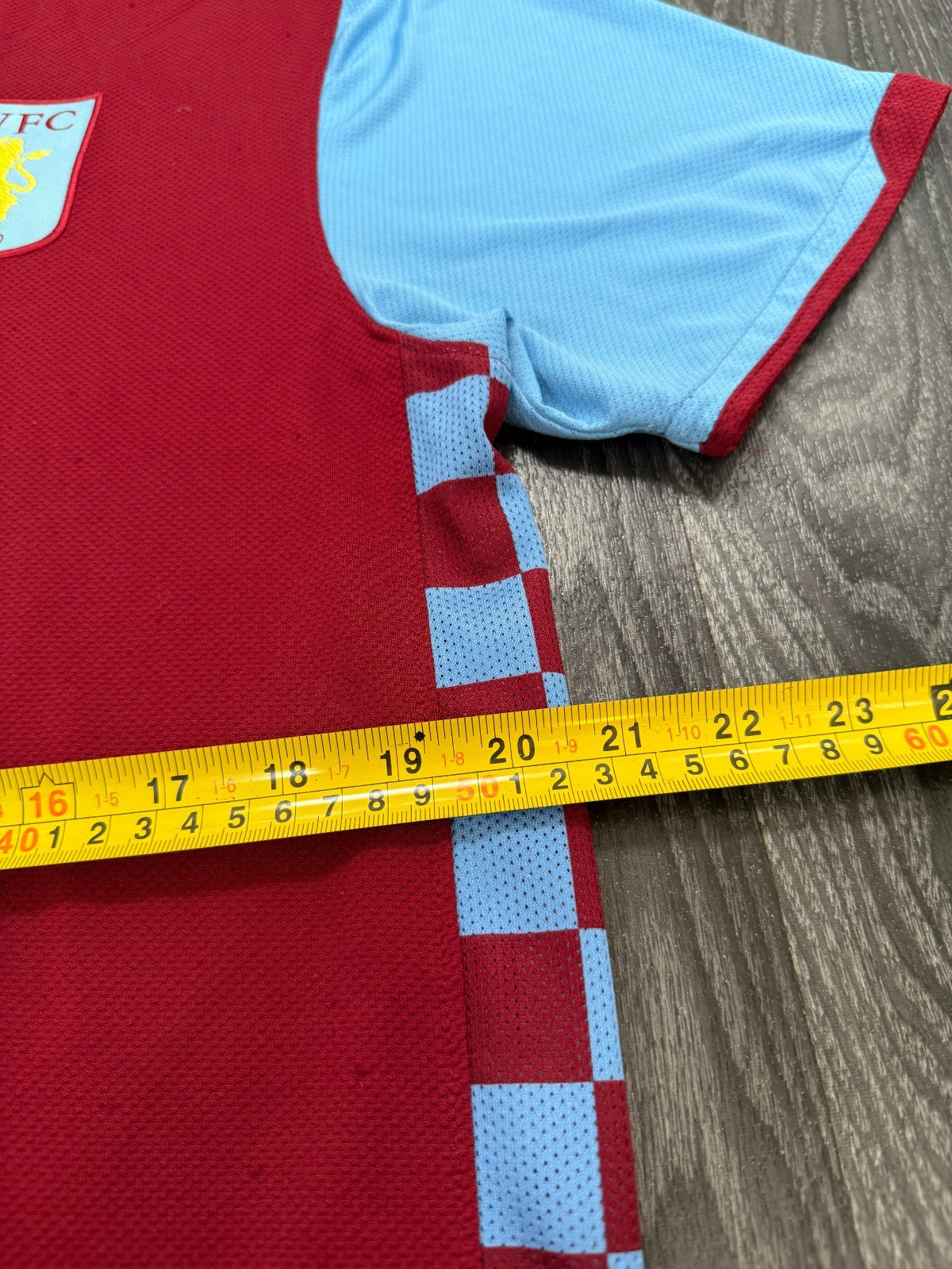 Original Authentic Nike Aston Villa 2010/2011 Home Shirt Mens Large6