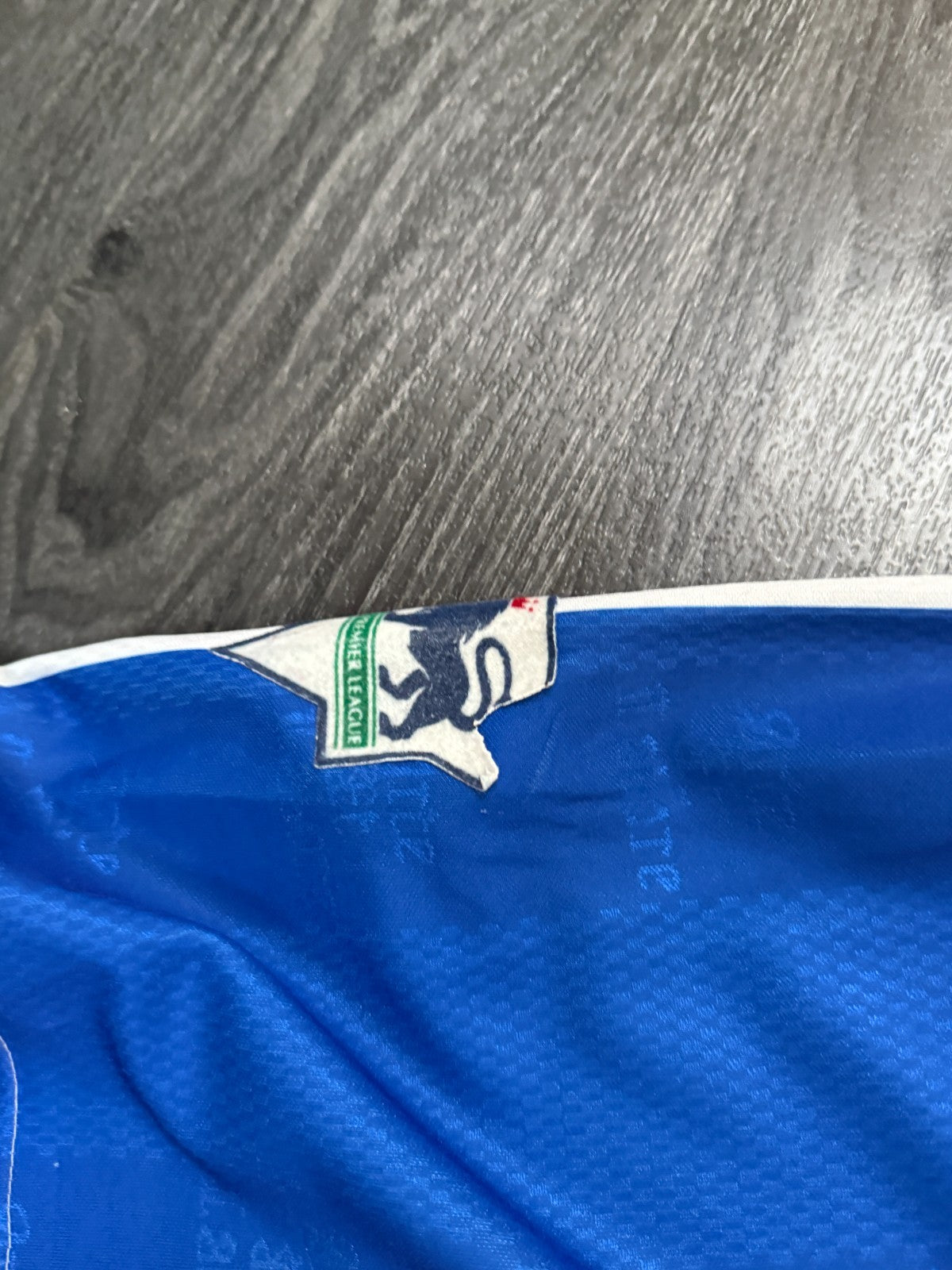 Original Asics Blackburn Rovers 1996/1997 Home Shirt Mens Extra Large XL7