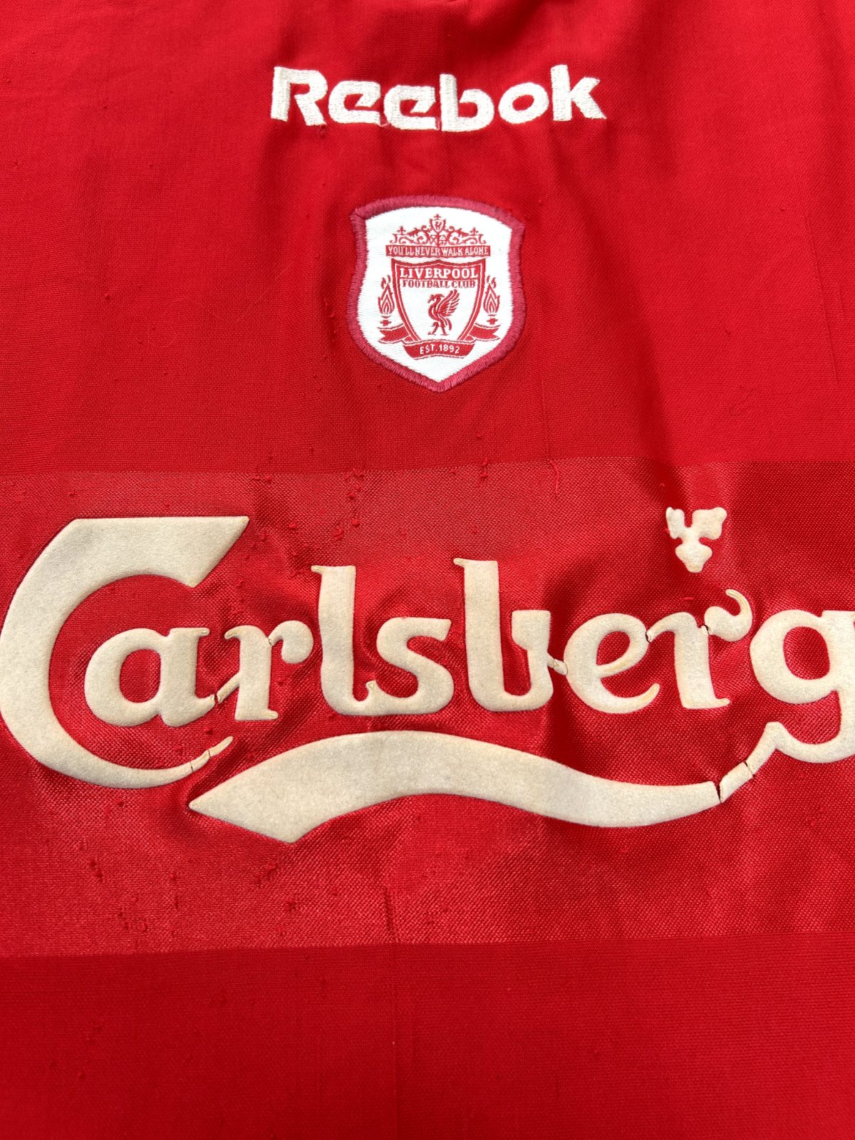 Original Authentic Reebok Liverpool 2001/2002 Home Shirt Mens Large2