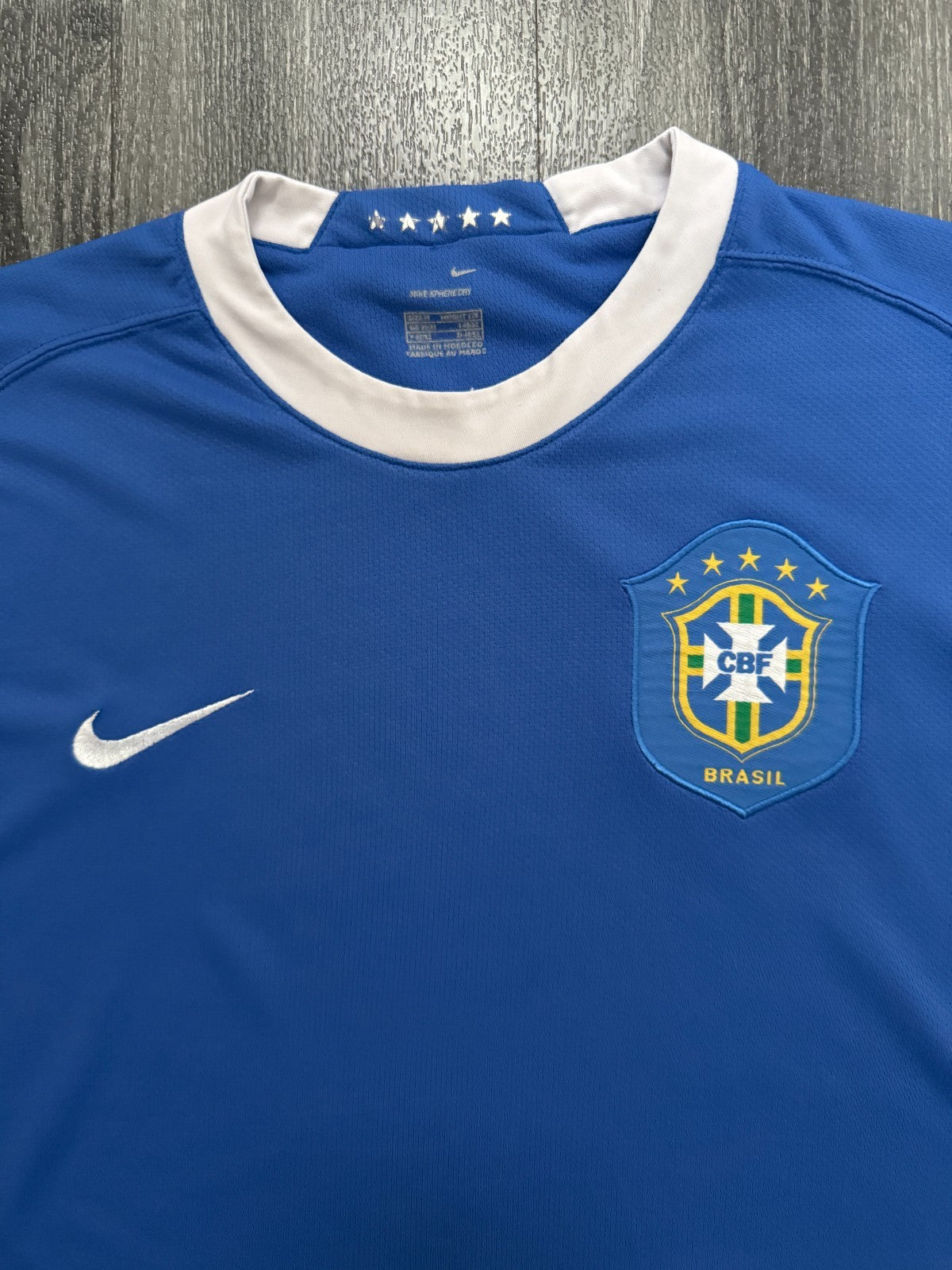 Original Nike Brazil Brasil 2006 Away Shirt Mens Medium M1