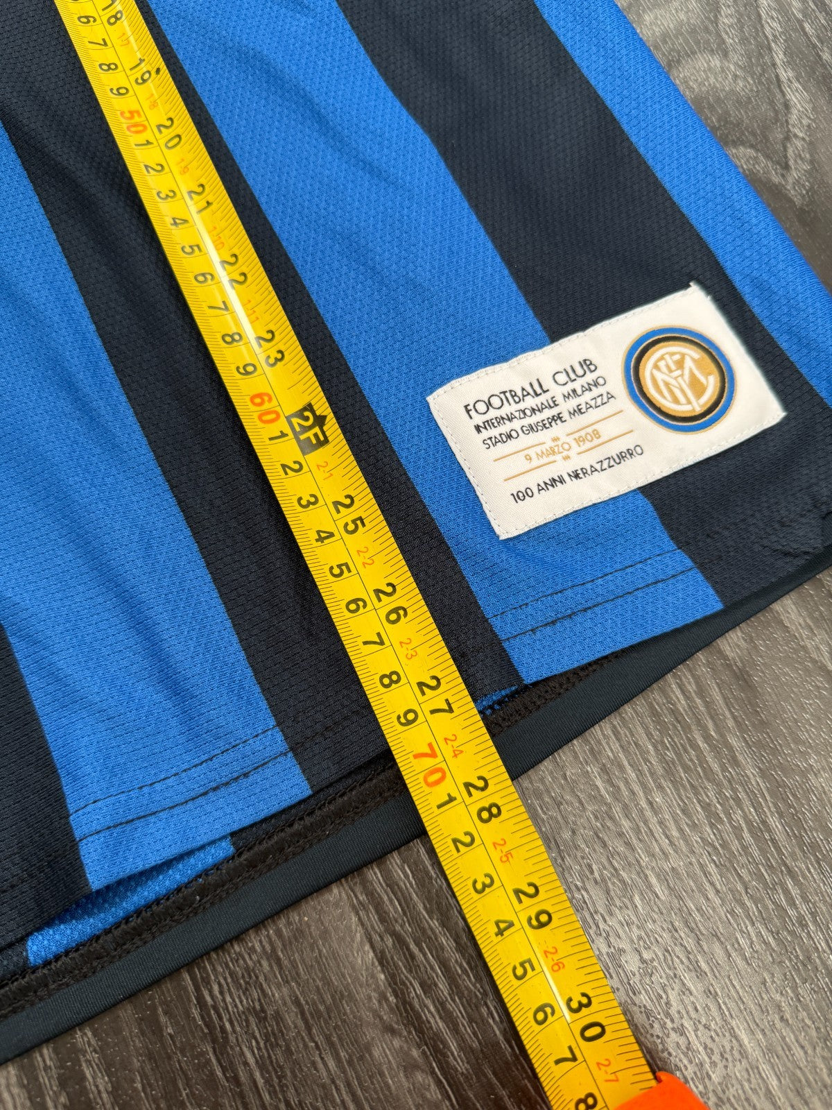 Original Authentic Nike Inter Milan 2007/2008 Home Shirt Mens Large4