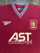 Original Authentic Reebok Aston Villa 1997/1998 Home Shirt Mens Large1