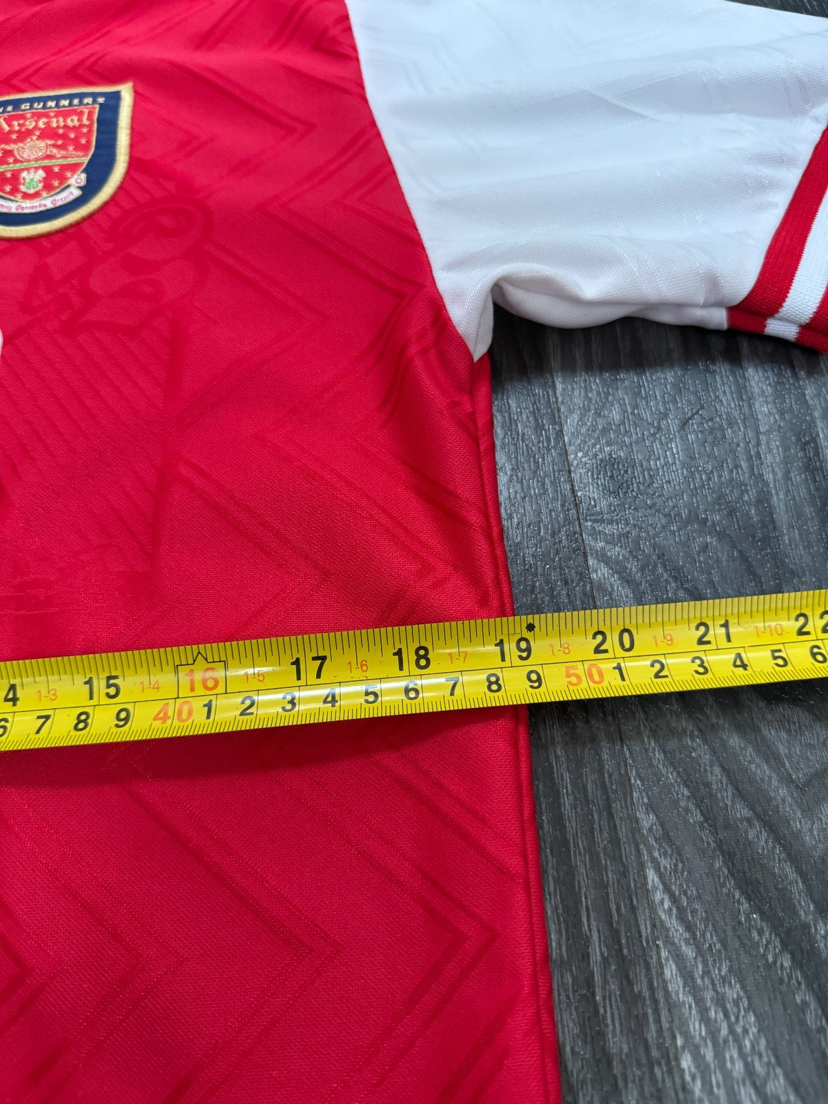 Original Nike Arsenal 1996/1997 Home Shirt Mens Small5