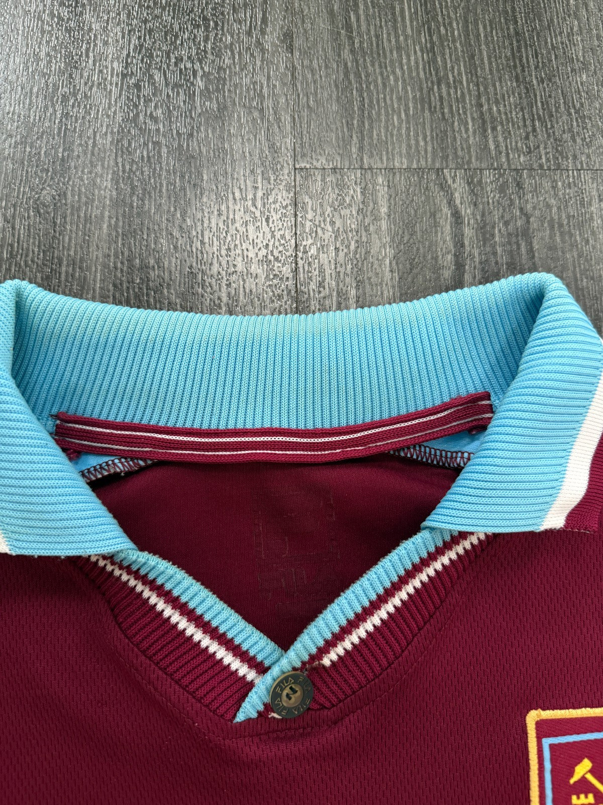 Original Fila West Ham United 1999/2000 Home Shirt Mens XXL 2XL2