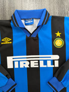 Original Basic Umbro Inter Milan 1995/1996 Home Shirt Mens Small1