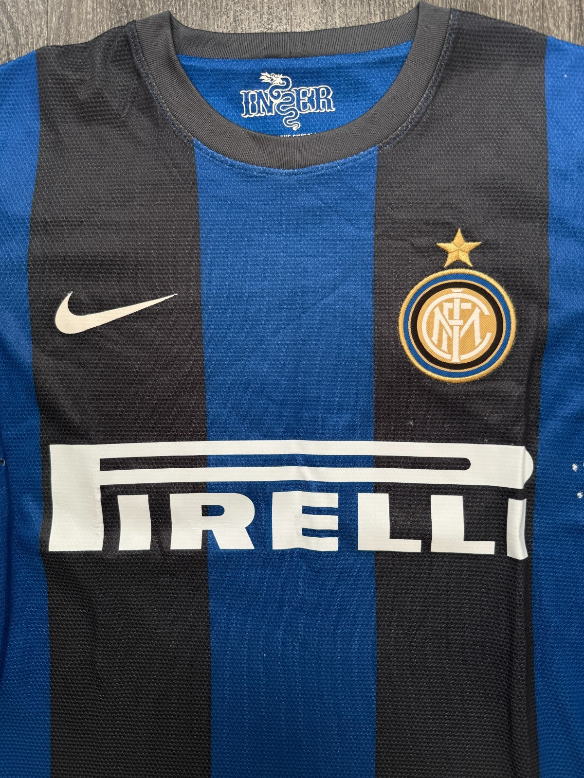 PLAYER ISSUE Original Nike Inter Milan 2012/2013 Home Shirt Mens Medium1