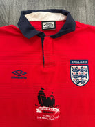 Original Umbro England 2000 Away Shirt 'WEMBLEY FINAL MATCHES' Mens XL2