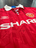 Original Umbro Manchester United 1992/1993 Home Shirt Mens Extra Large3