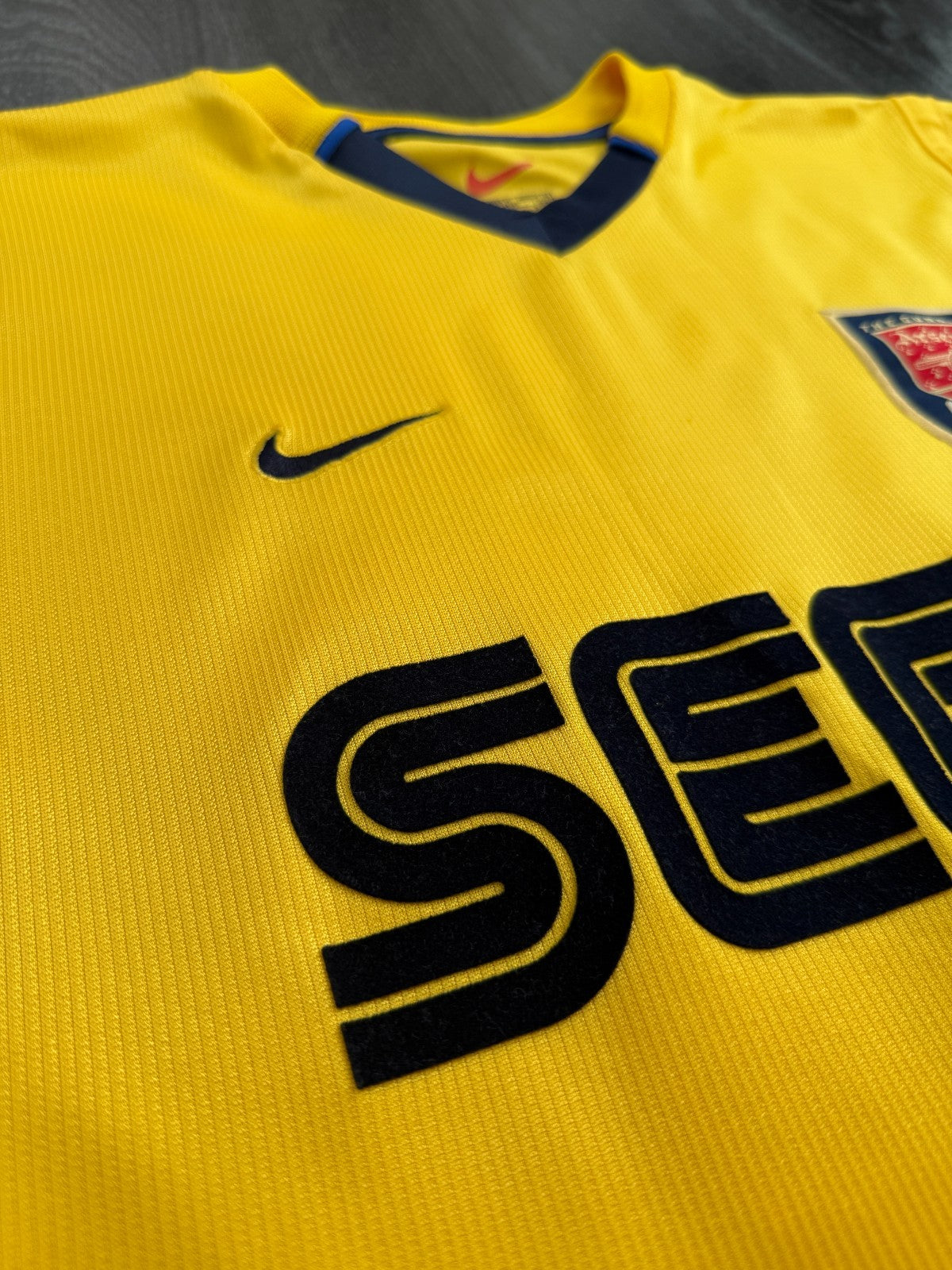 Original Nike Arsenal 1999/2000 Away Shirt PETIT 17 Mens Medium M5