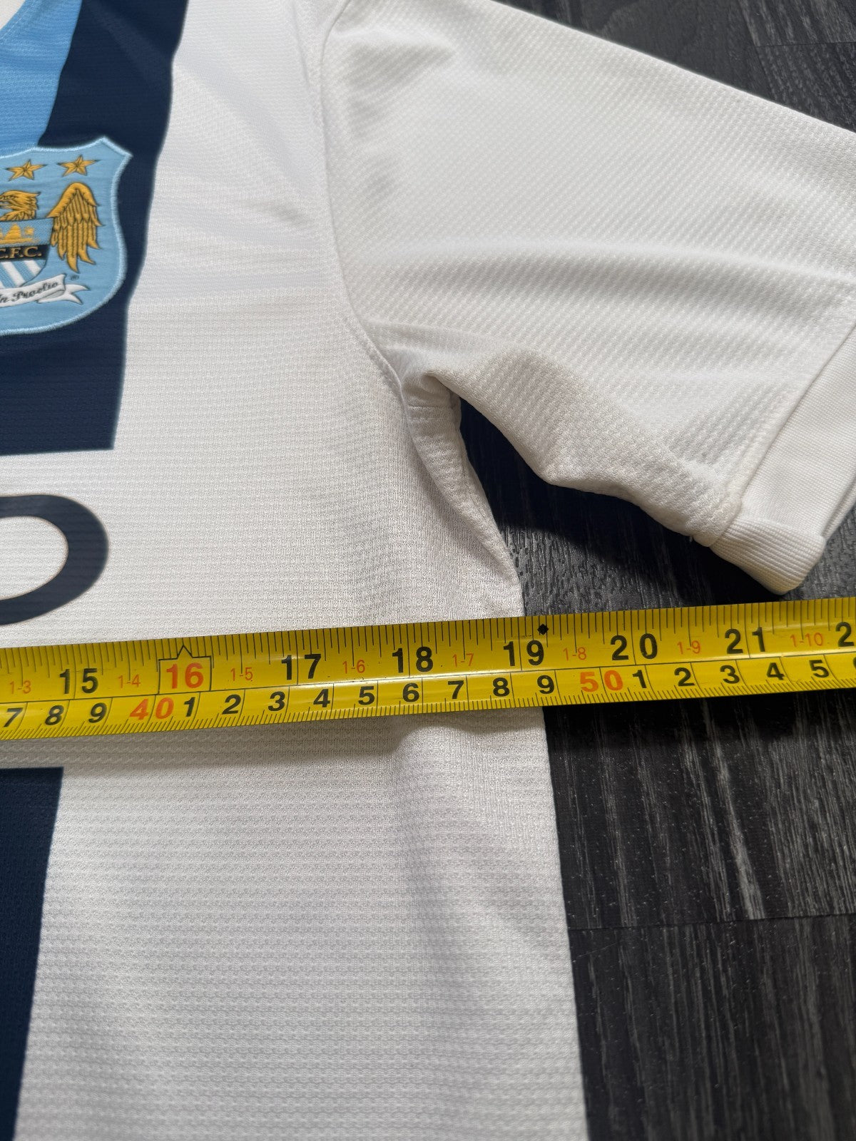 Original Authentic Nike Manchester City 2013/2014 Third Shirt Mens Medium4