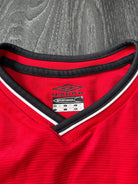 Original Umbro Manchester United 2000/2001 Long Sleeve Home Shirt Mens XXL2