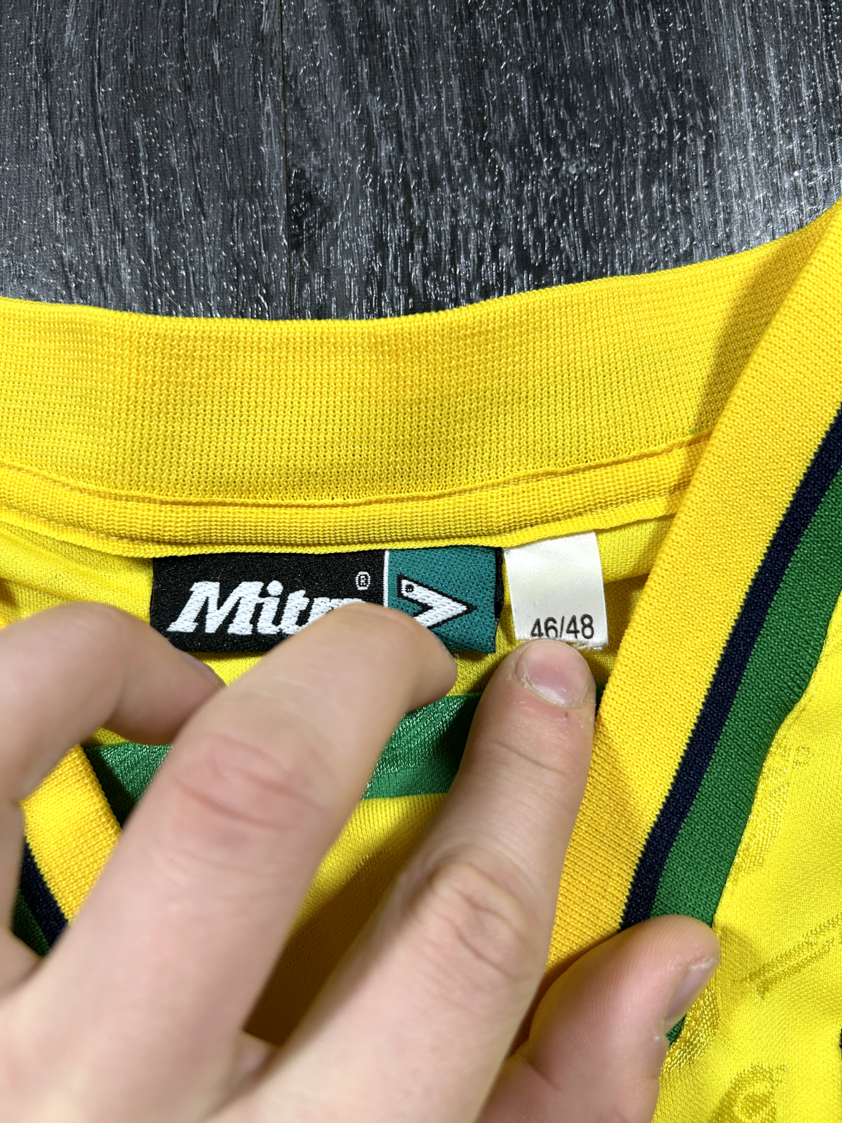 Original Authentic Mitre Norwich City 1996/1997 Home Shirt XXL Mens2