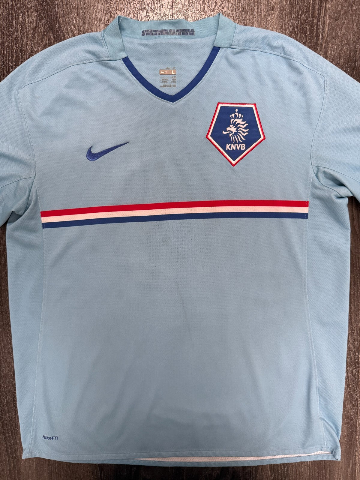 Original Nike Netherlands 2006 Away Shirt Mens Large L0