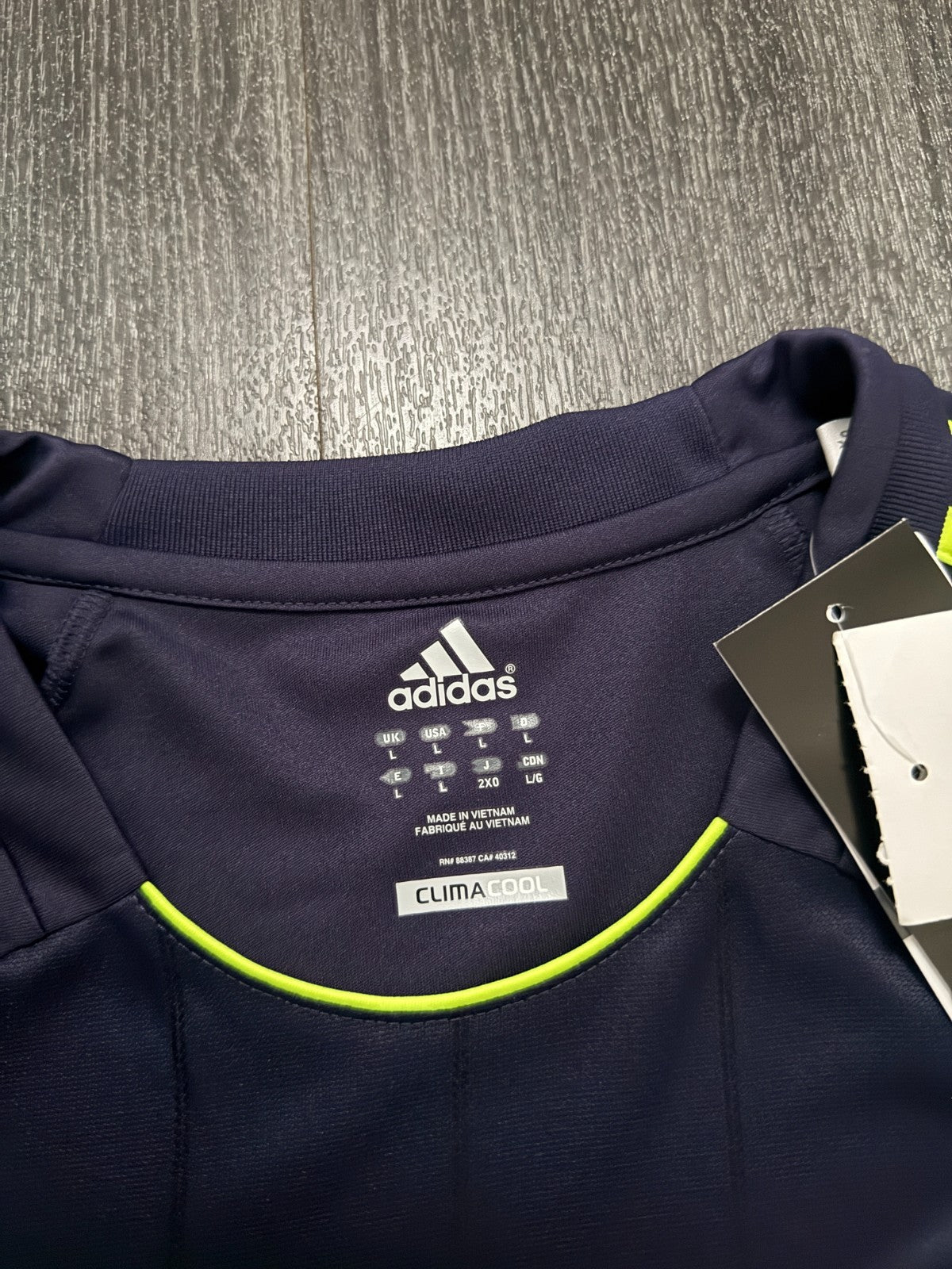 BNWT Original Adidas Real Madrid 2012/2013 Away Shirt Mens Large2