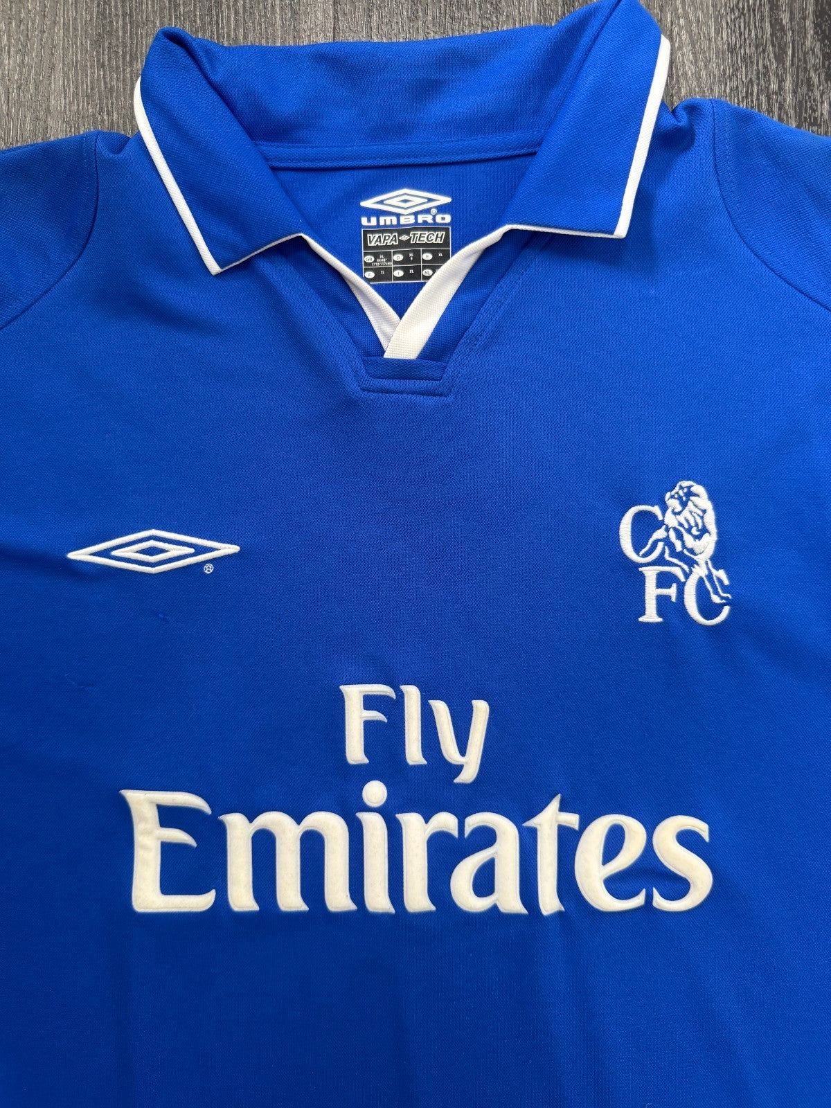 Original Authentic Umbro Chelsea 2001/2002 Home Shirt Mens Extra Large2