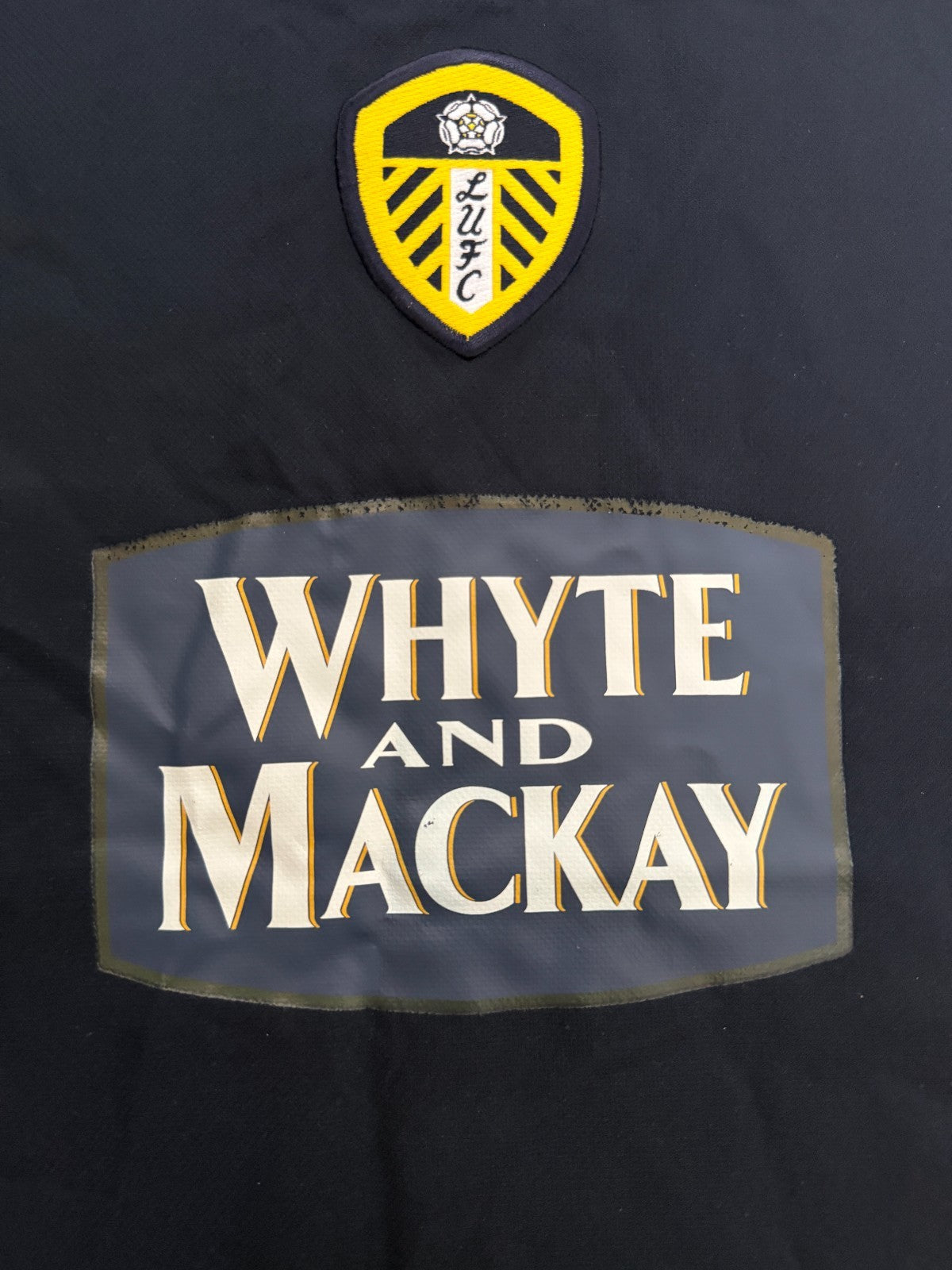 Original Authentic Admiral Leeds United 2005/2006 Away Shirt Mens Extra Large3