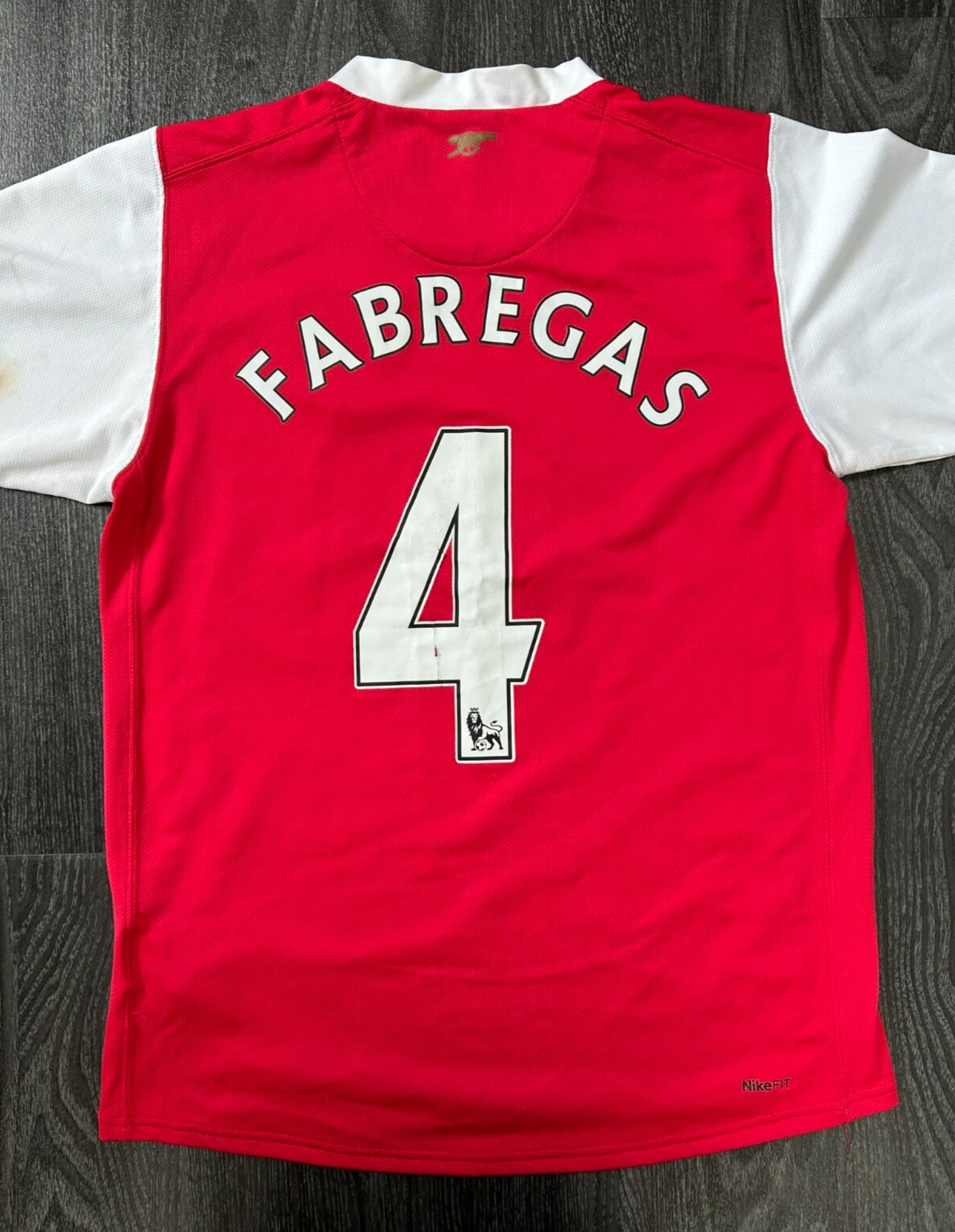 Original Authentic Nike Arsenal 2006/2007 Home Shirt Fabregas 4 Mens Small0