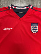Original Umbro England 2002 Away Shirt Mens Extra Large XL1