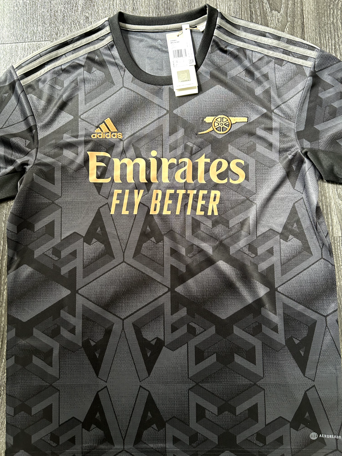 BRAND NEW Original Adidas Arsenal 2022/2023 Away Shirt G Jesus 9 Mens Large1