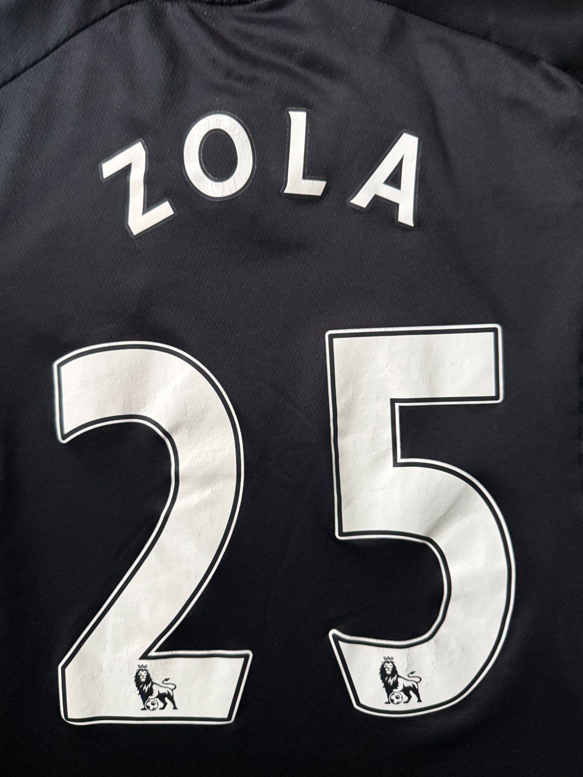 Original Adidas Chelsea 2013/2014 Third Shirt ZOLA 25 Mens Small S1