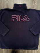 Original Fila West Ham United 1999/2000 Fleece Quarter Zip Mens XL5