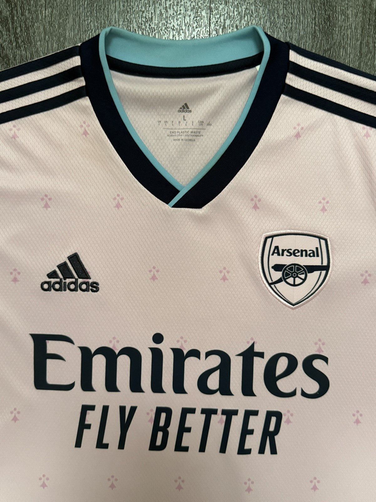 Original Adidas Arsenal 2022/2023 Third Shirt Mens Large L1