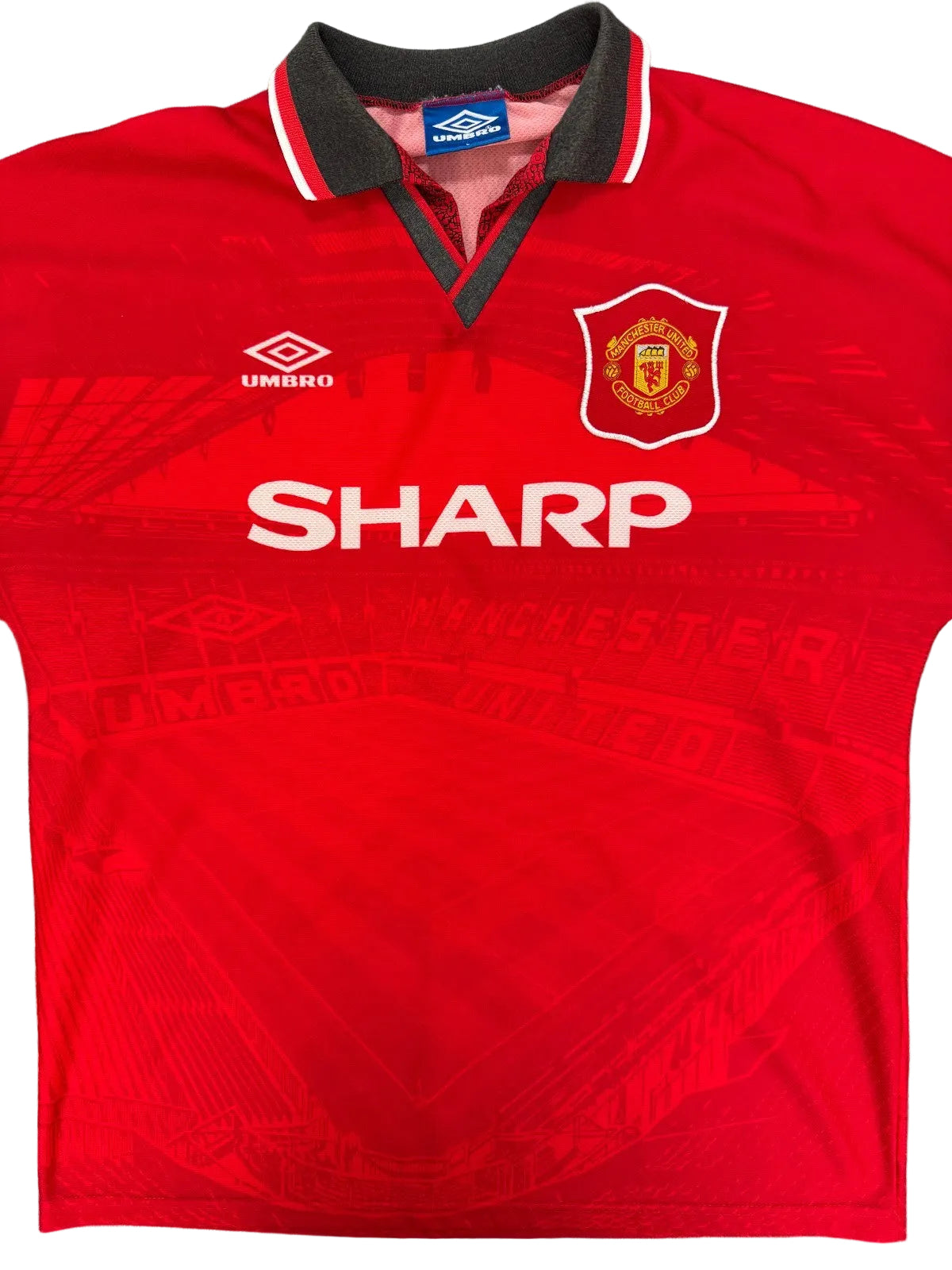 Original Umbro Manchester United 1994/1995 Home Shirt Mens Large0