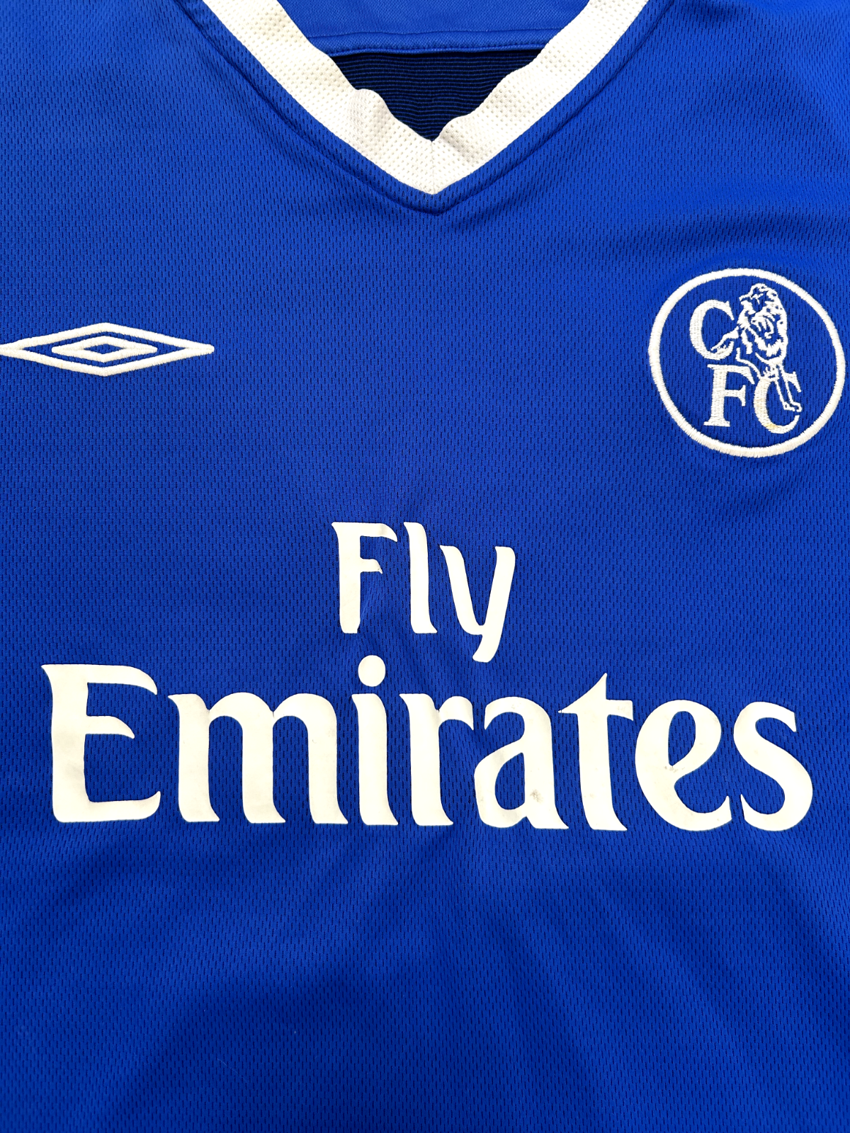 Original Authentic Umbro Chelsea 2003/2004 Home Shirt Duff 21 Mens XXL 2XL2