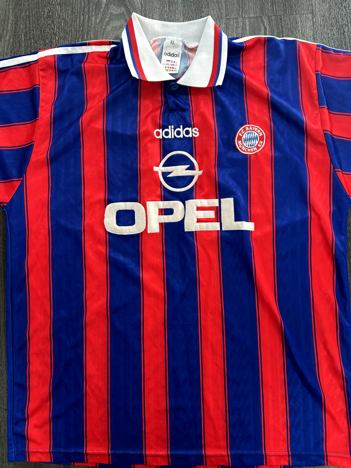 Authentic Adidas Bayern München 1995/1996 Home Shirt BAYERN MUNCHEN XL Mens0