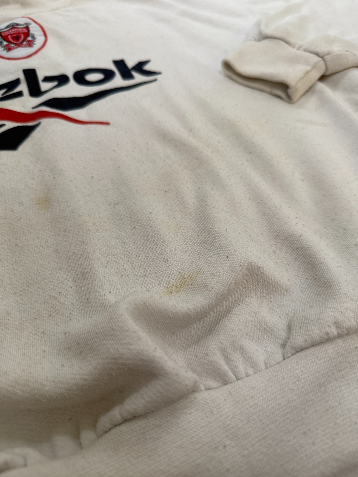 Original Reebok Liverpool 1998/1999 Training Jumper Sweatshirt Mens Large2