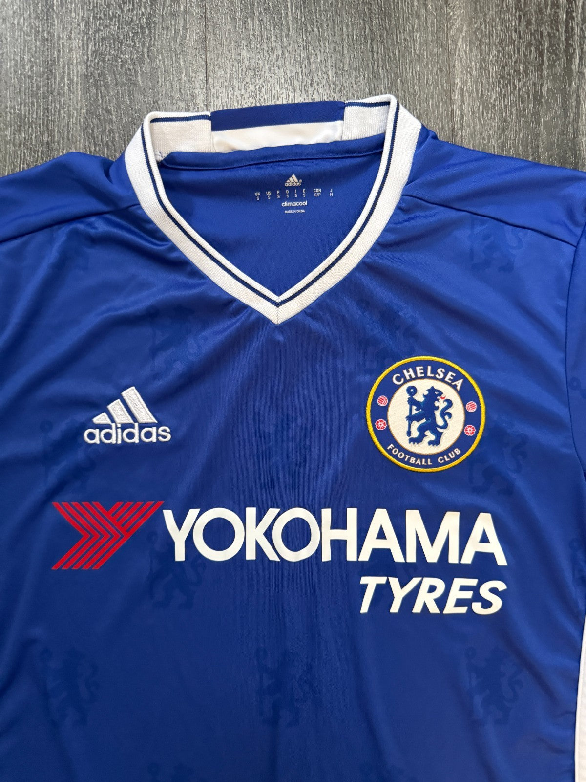 Original Adidas Chelsea 2016/2017 Home Shirt Mens Small1