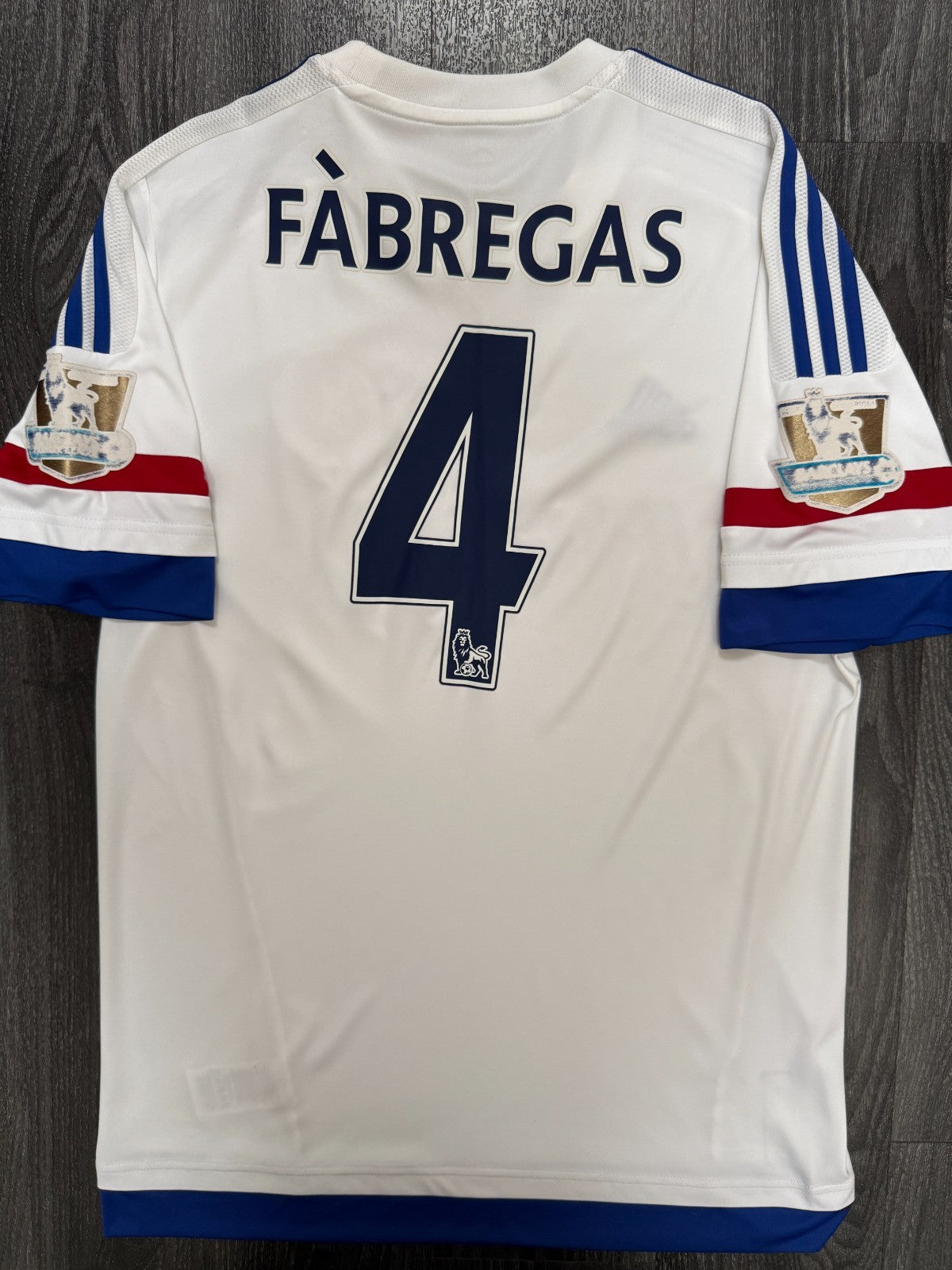 Original Adidas Chelsea 2015/2016 Away Shirt FABREGAS 4 Mens Medium0