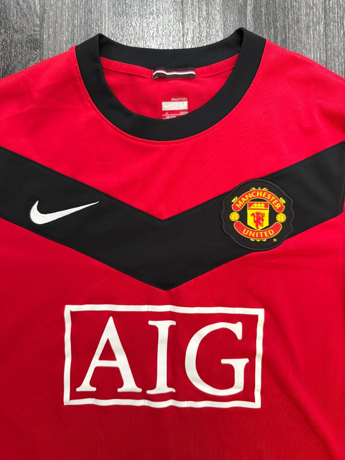 Original Nike Manchester United 2009/2010 Home Shirt Mens Medium1