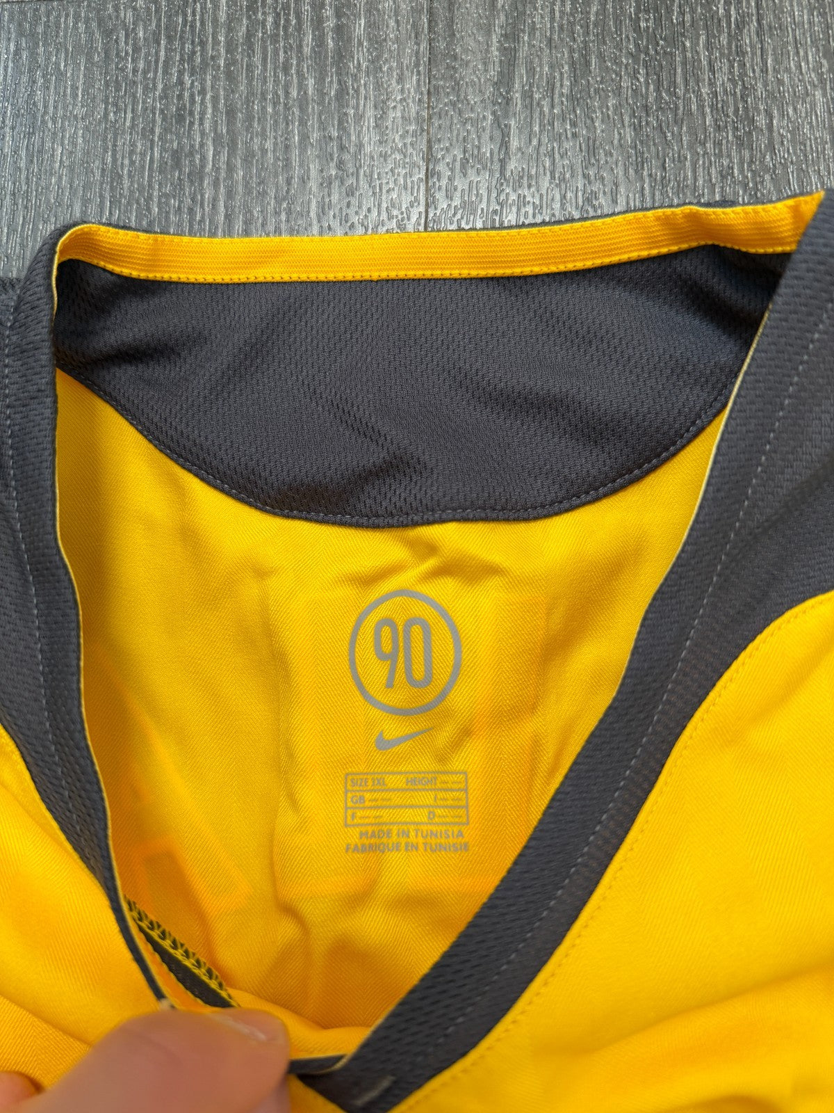 Original Authentic Nike Arsenal 2006/2007 Third Shirt GALLAS 3 Mens XXXL 3XL2