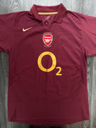 Original Authentic Nike Arsenal 2005/2006 Highbury Home Shirt Mens Medium0