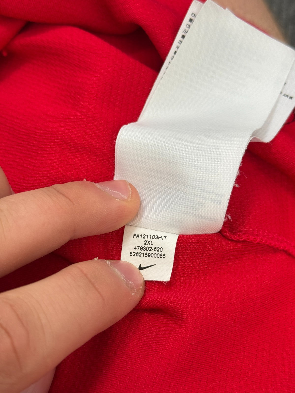 Original Authentic Nike Arsenal 2012/2013 Home Shirt Mens XXL 2XL5