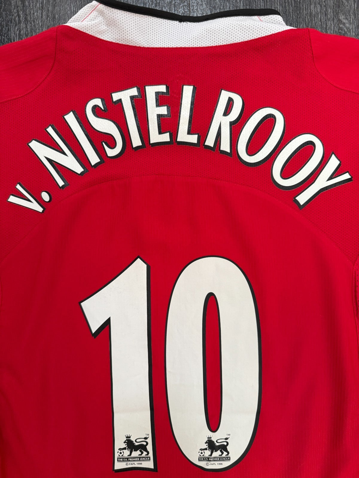 Original Nike Manchester United 2004/2005 Home Shirt V NISTELROOY 10 Mens XL1