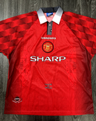 Original Authentic Umbro Manchester United 1996/1997 Home Shirt Mens XXL 2XL0
