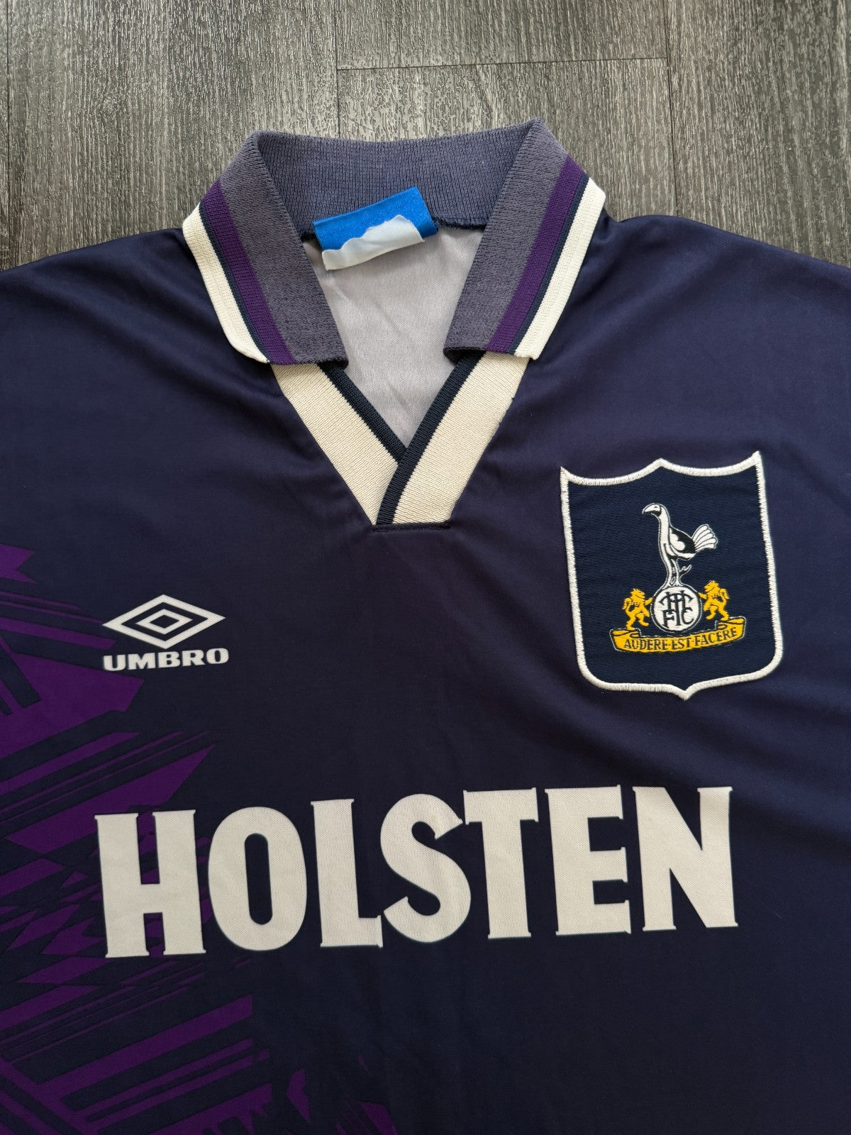 Original Umbro Tottenham Hotspur Spurs 1994/1995 Away Shirt Mens XXL 2XL1