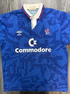 Original Authentic Umbro Chelsea 1991/1992 Home Shirt Mens LArge0