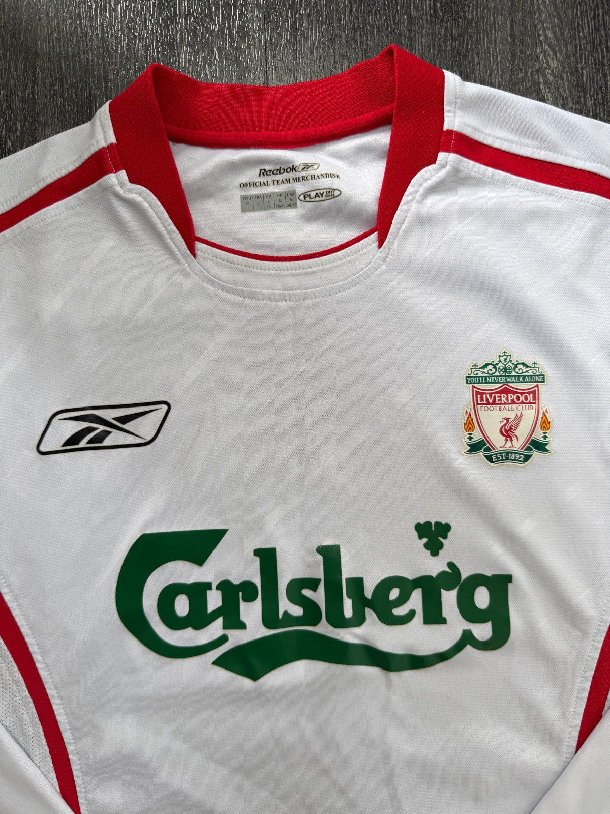 Original Reebok Liverpool 2005/2006 Long Sleeve Away Shirt Mens Medium1