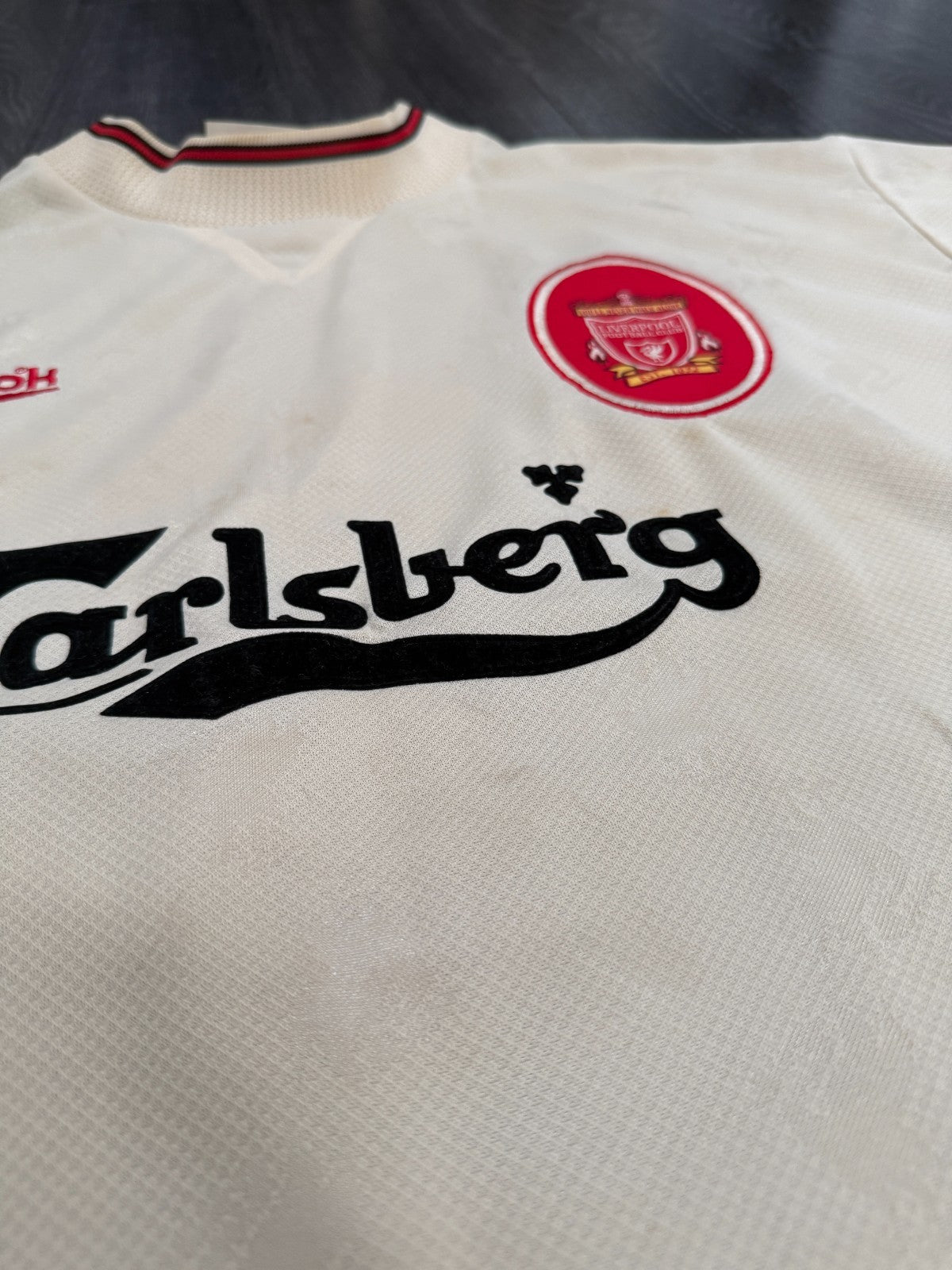 Original Authentic Reebok Liverpool 1996/1997 Home Shirt Mens Large4