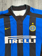 Original Authentic Nike Inter Milan 2002/2003 Home Shirt Mens Small1