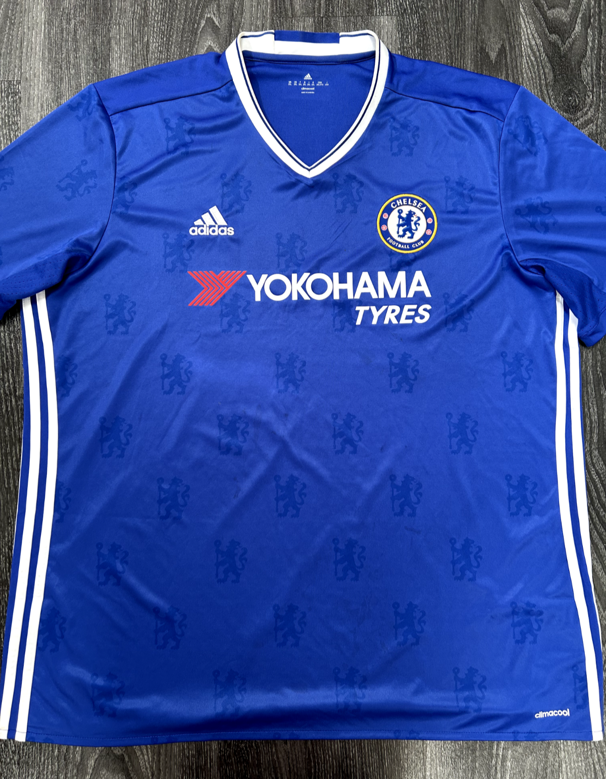 Original Authentic Adidas Chelsea 2016/2017 Home Shirt Mens XXL 2XL0
