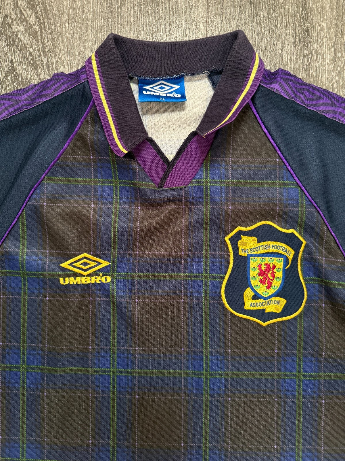 Original Umbro Scotland 1994 Home Shirt Mens Extra Large XL1