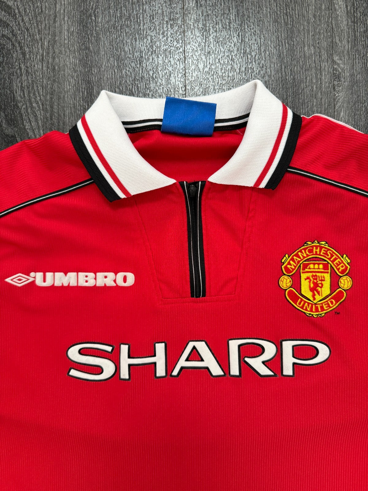Original Umbro Manchester United 1998/2000 Home Shirt Mens Large L1