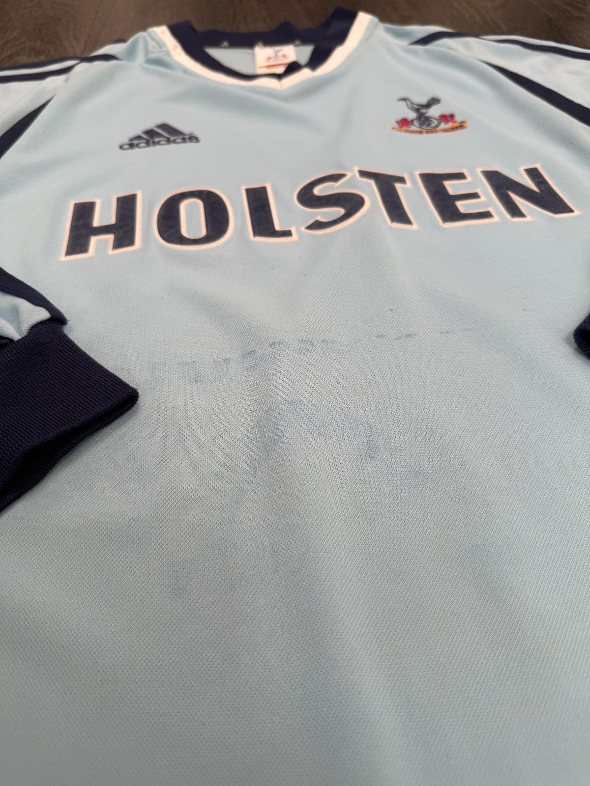 Original Adidas Tottenham Hotspur Spurs 2001/2002 Long Sleeve Away Shirt Mens M2